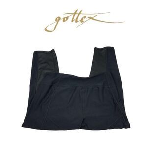 Gottex Black Yoga Tops. Sz M
